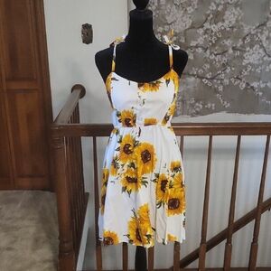 Sunflower Print Sundress